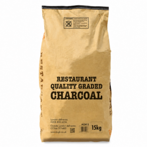 15kg Dura Restaurant Grade Lumpwood Charcoal (ACH15) - Single Bags to Full Pallet Options